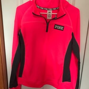 VS PINK workout quarter zip